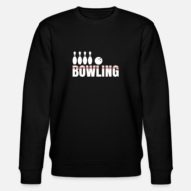 Bowling - Stanley/Stella Unisex Bio-Sweatshirt CHANGER  - Schwarz