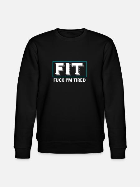 Tired - Stanley/Stella CHANGER Unisex Organic Sweatshirt - black