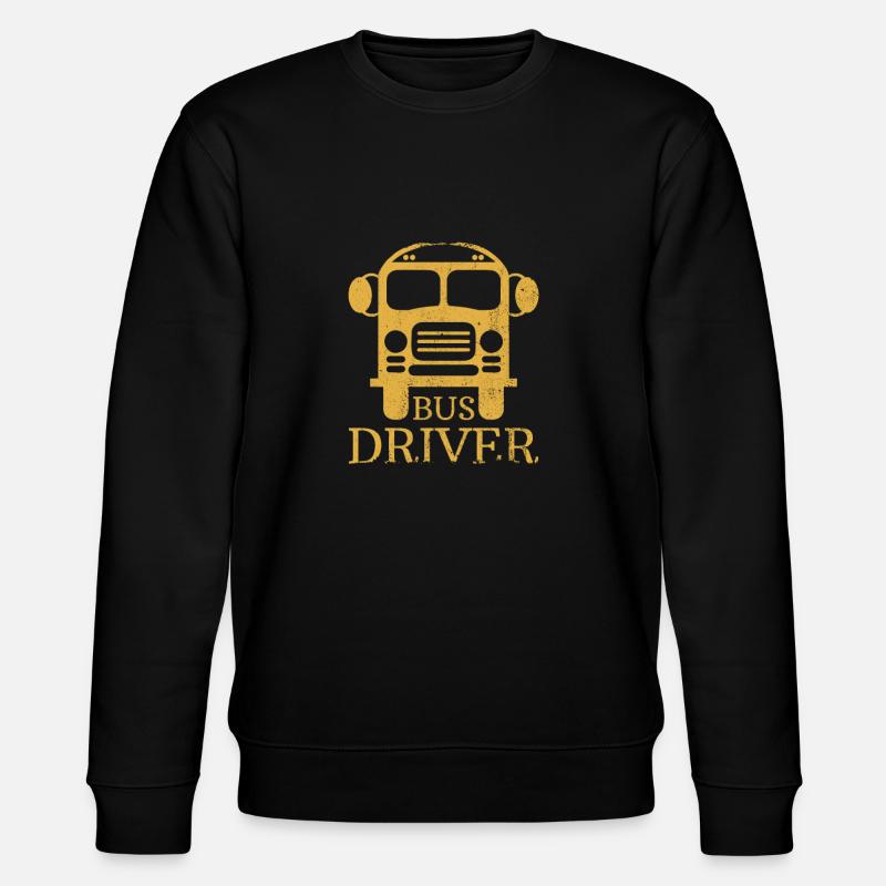 Busfahrer - Stanley/Stella Unisex Bio-Sweatshirt CHANGER  - Schwarz