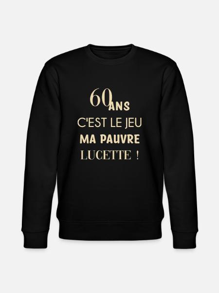 60 ans anniversaire - Sweat bio CHANGER Stanley/Stella Unisexe - noir