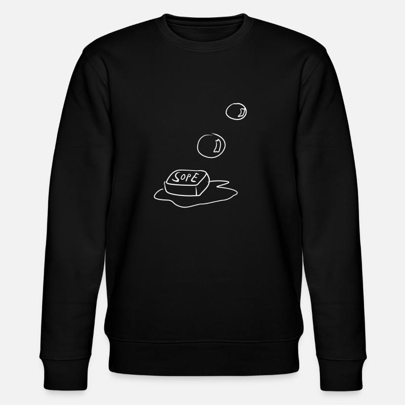 bulles de savon - Sweat bio CHANGER Stanley/Stella Unisexe - noir
