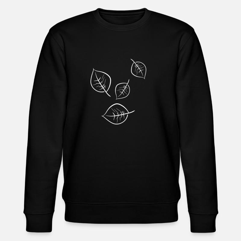 leaves fall - Stanley/Stella CHANGER Unisex Organic Sweatshirt - black