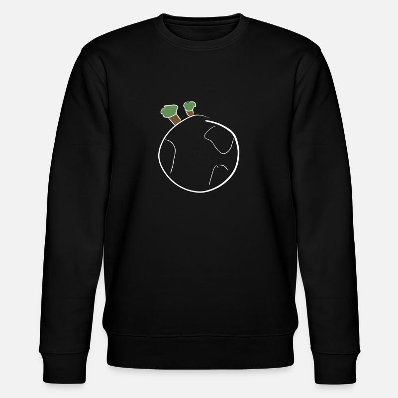 welt kugel - Stanley/Stella Unisex Bio-Sweatshirt CHANGER  - Schwarz