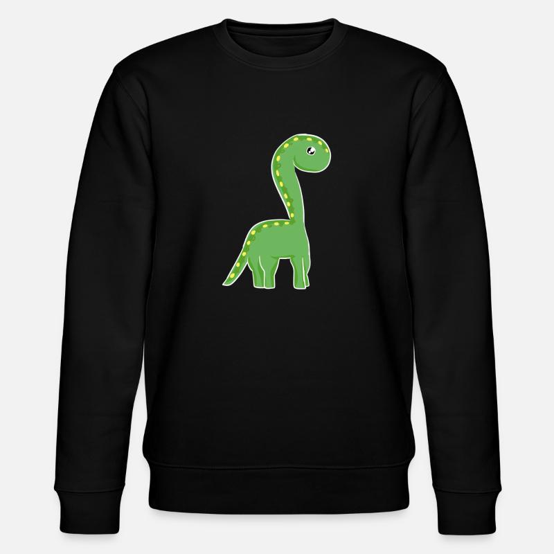 animal symbole dinosaure vert - Sweat bio CHANGER Stanley/Stella Unisexe - noir