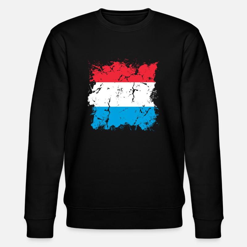 Drapeau luxembourgeois Drapeau luxembourgeois Accueil - Sweat bio CHANGER Stanley/Stella Unisexe - noir