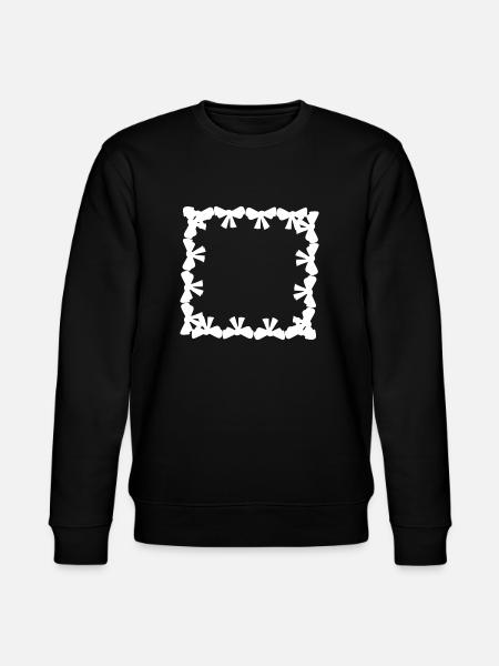 frame square square grinding - Stanley/Stella CHANGER Unisex Organic Sweatshirt - black