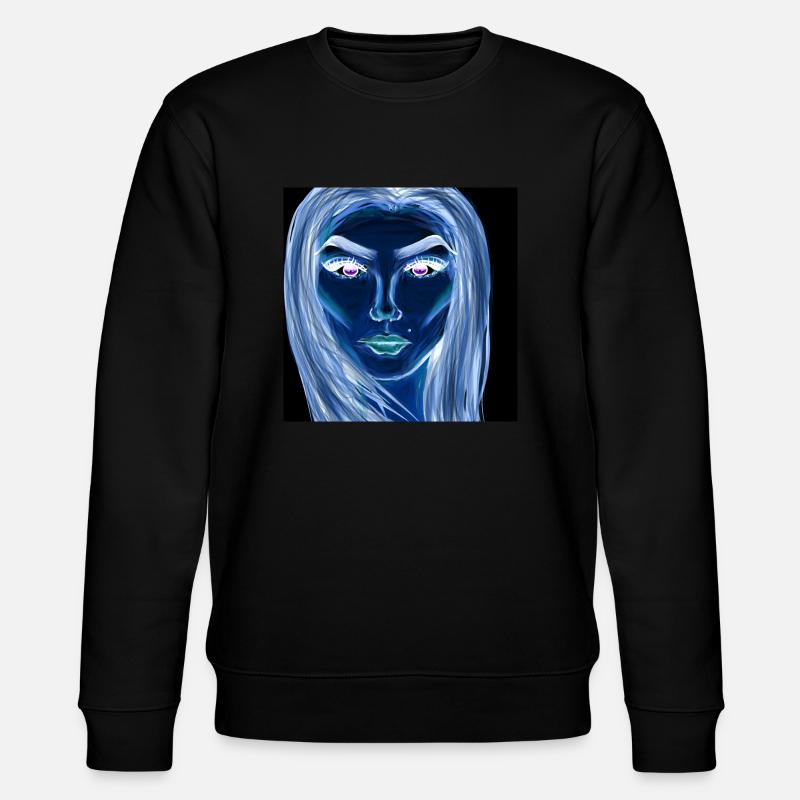 Femme Symbole Visage Art Dessin - Sweat bio CHANGER Stanley/Stella Unisexe - noir