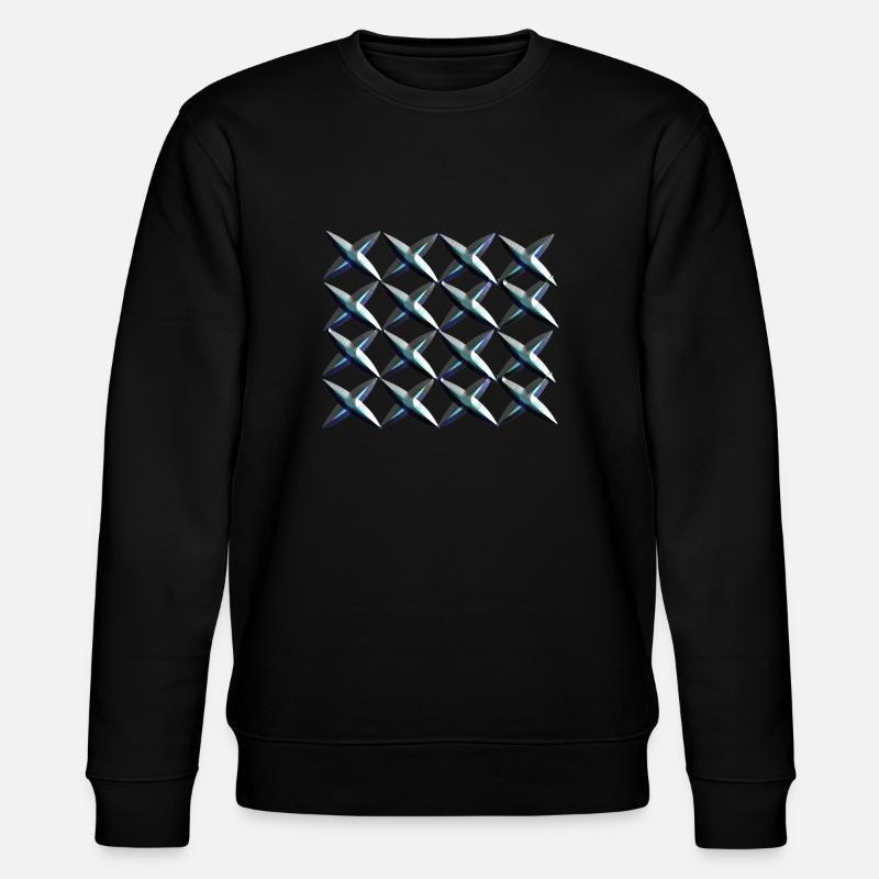 croix motif croix - Sweat bio CHANGER Stanley/Stella Unisexe - noir