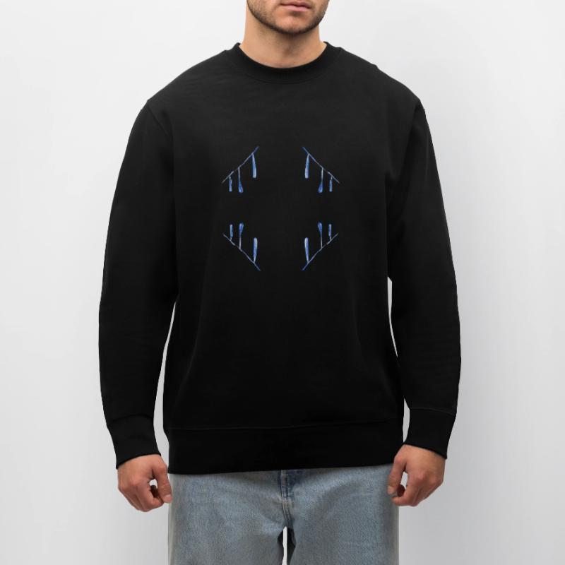 blue pattern drop Stanley/Stella CHANGER Unisex Organic Sweatshirt