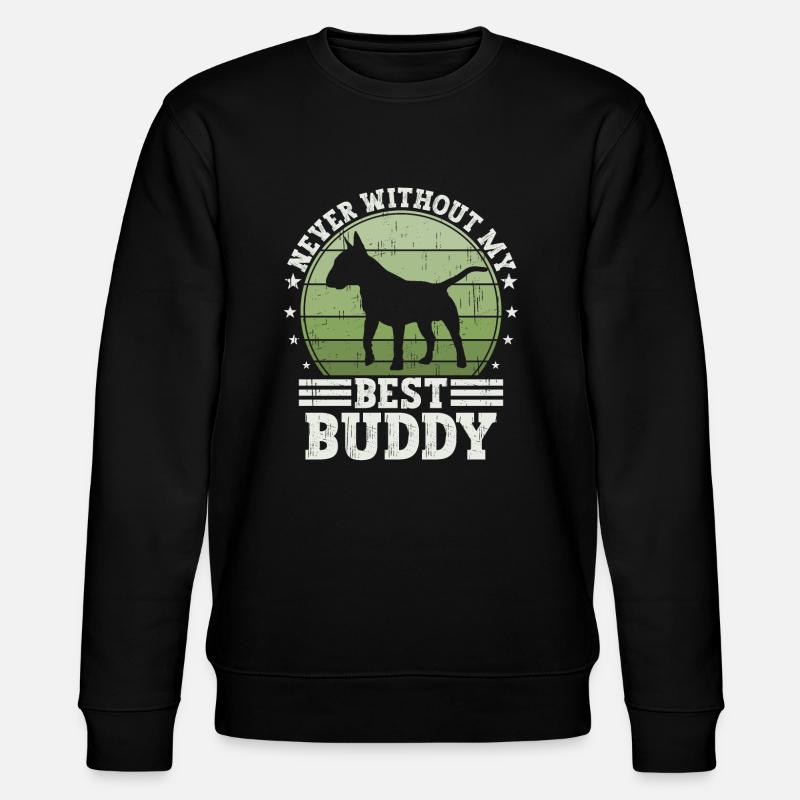 Jamais sans mon Bull Terrier - Sweat bio CHANGER Stanley/Stella Unisexe - noir