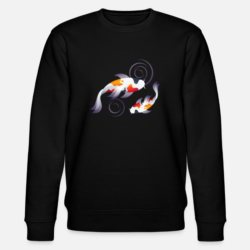 Étang à carpes koï - Sweat bio CHANGER Stanley/Stella Unisexe - noir