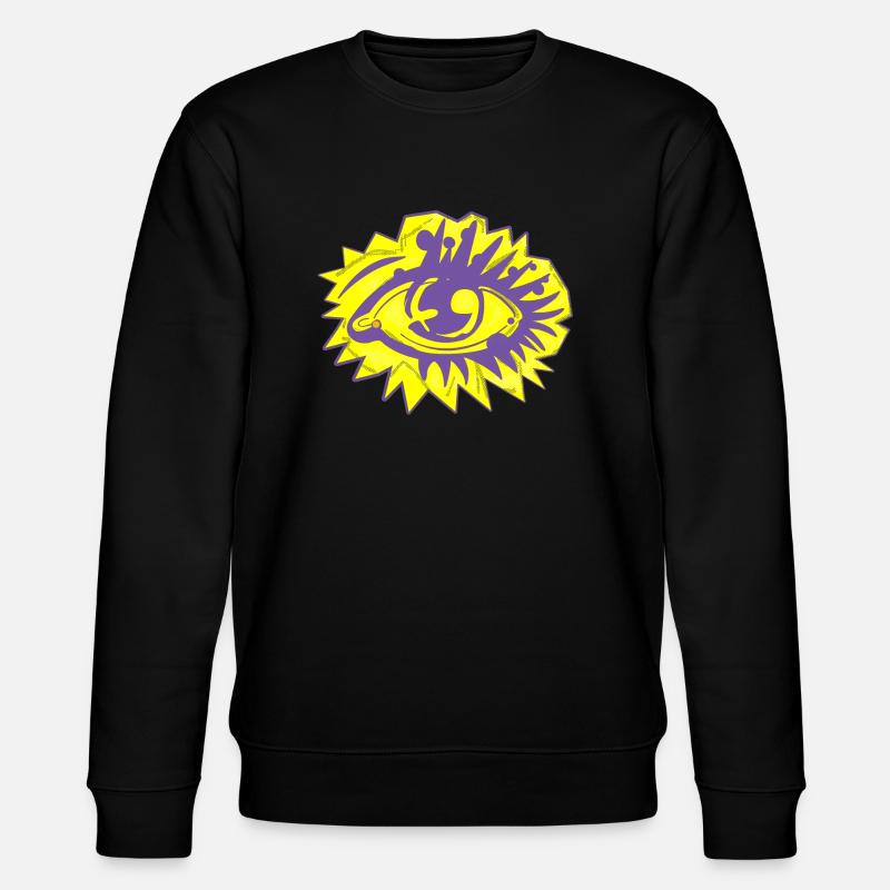 Œil pop art cool - Sweat bio CHANGER Stanley/Stella Unisexe - noir