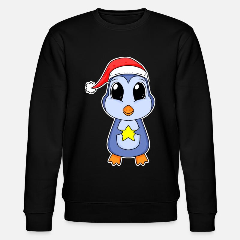 Pingouin Noël - Sweat bio CHANGER Stanley/Stella Unisexe - noir
