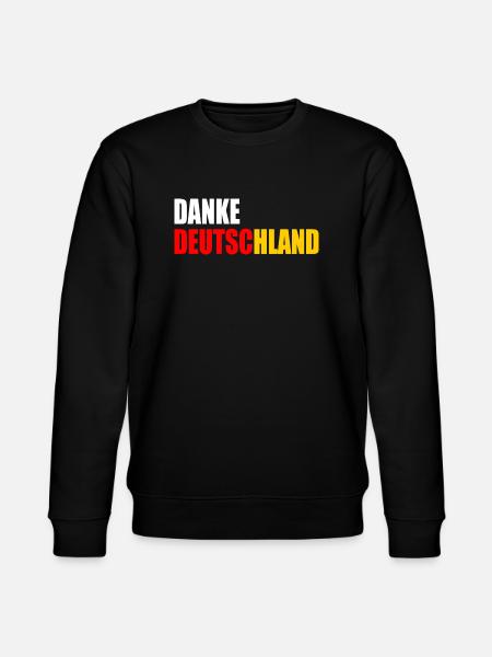 Thank you germany - Stanley/Stella CHANGER Unisex Organic Sweatshirt - black