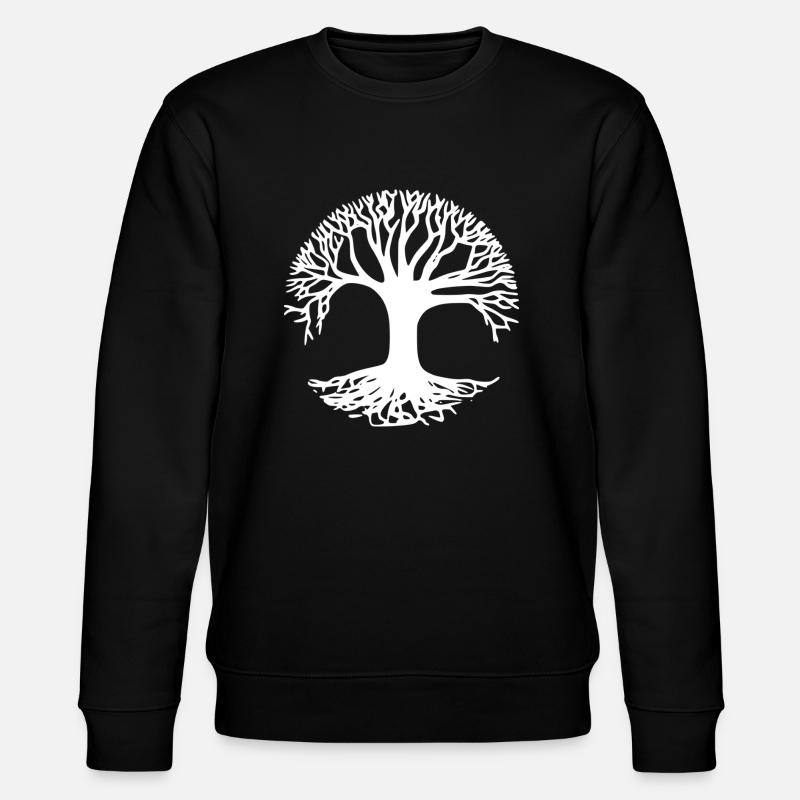 Baum des Lebens - Stanley/Stella Unisex Bio-Sweatshirt CHANGER  - Schwarz