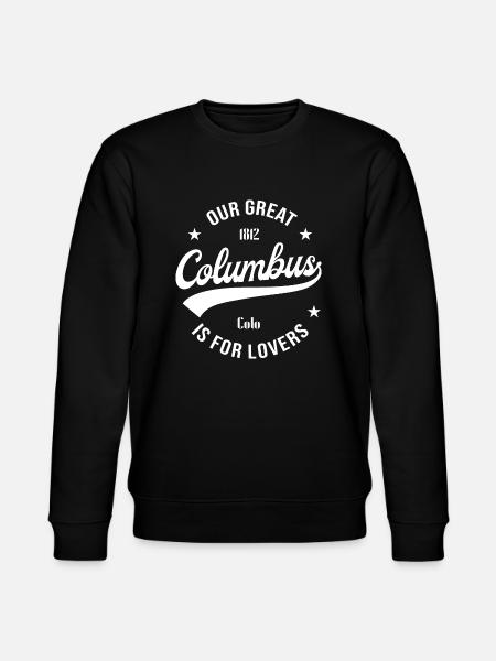 Columbus Ohio - Stanley/Stella CHANGER Unisex Organic Sweatshirt - black