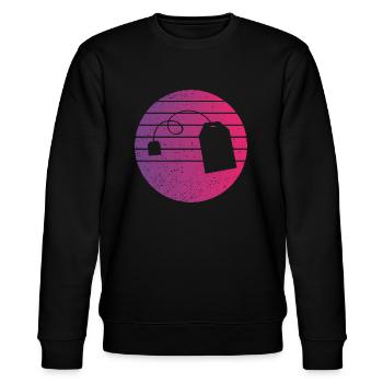Sachets de thé Retro Style Vintage - Sweat bio CHANGER Stanley/Stella Unisexe - noir - Devant - Nik (191cm) & Marisol (170cm)