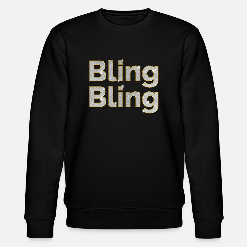 Bling Bling - Stanley/Stella Unisex Bio-Sweatshirt CHANGER  - Schwarz