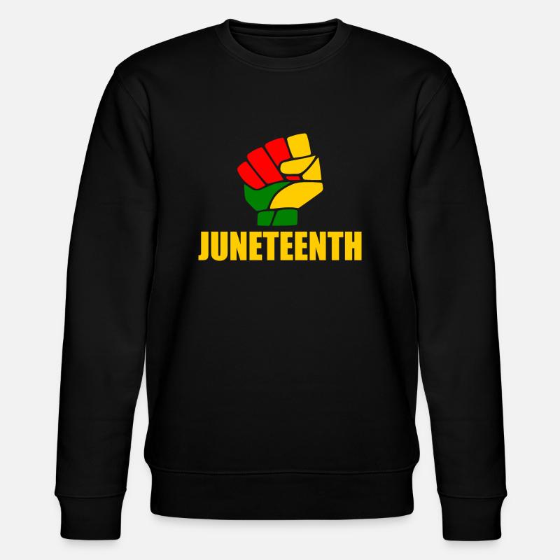 juneteenth - Sweat bio CHANGER Stanley/Stella Unisexe - noir