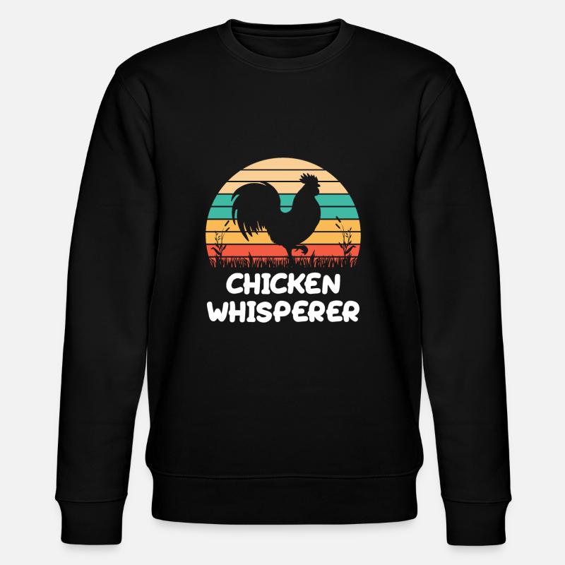 Chuchoteur de poulet - Sweat bio CHANGER Stanley/Stella Unisexe - noir