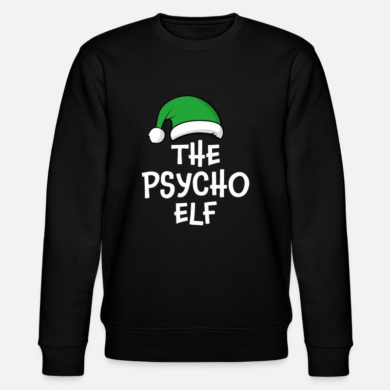 Der Psycho-Elf - Stanley/Stella Unisex Bio-Sweatshirt CHANGER - Schwarz