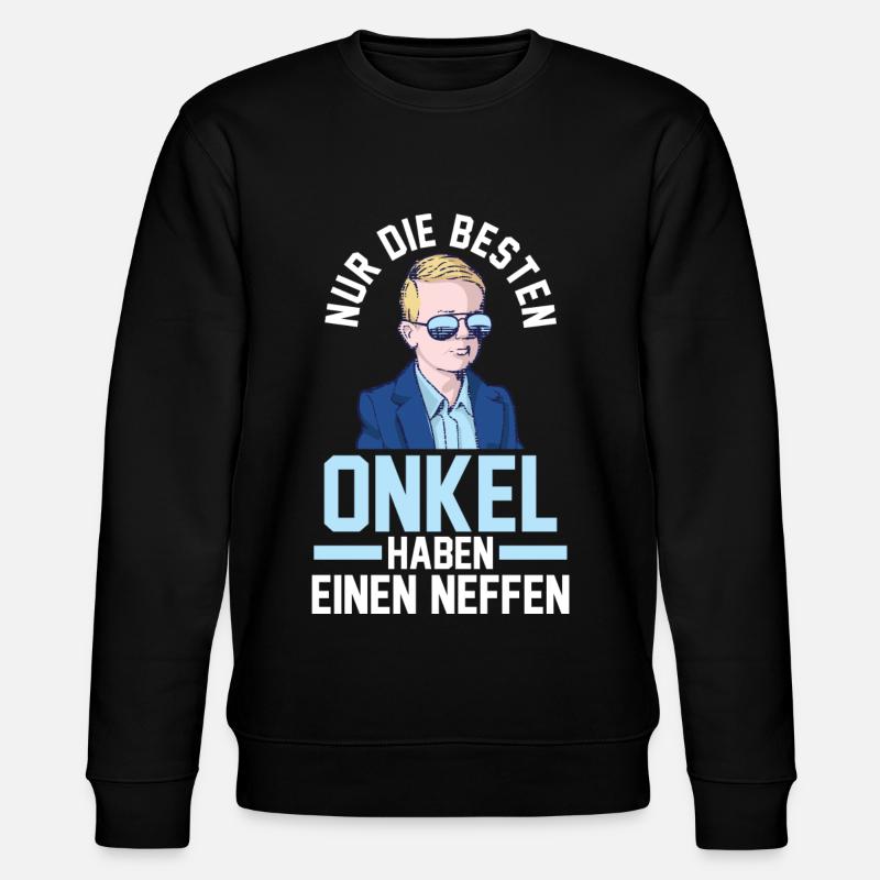 Onkel und Neffe - Stanley/Stella Unisex Bio-Sweatshirt CHANGER - Schwarz