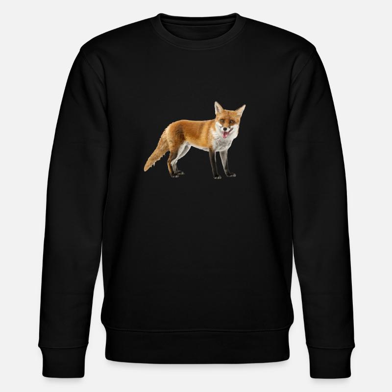 Fuchs - Stanley/Stella Unisex Bio-Sweatshirt CHANGER  - Schwarz