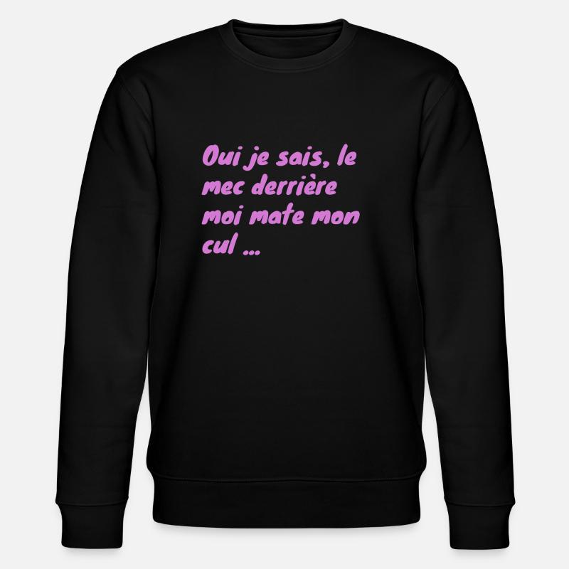 Blague - Sweat bio CHANGER Stanley/Stella Unisexe - noir