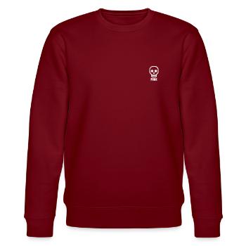 Punk - Stanley/Stella Unisex Bio-Sweatshirt CHANGER  - Burgunderrot - Vorne - Nik (191cm) & Marisol (170cm)