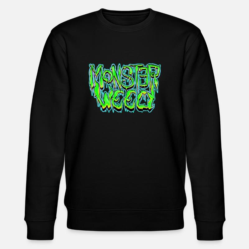 mauvaises herbes de monstre - Sweat bio CHANGER Stanley/Stella Unisexe - noir
