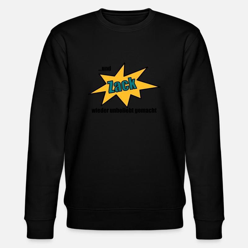 Zack - Stanley/Stella Unisex Bio-Sweatshirt CHANGER  - Schwarz