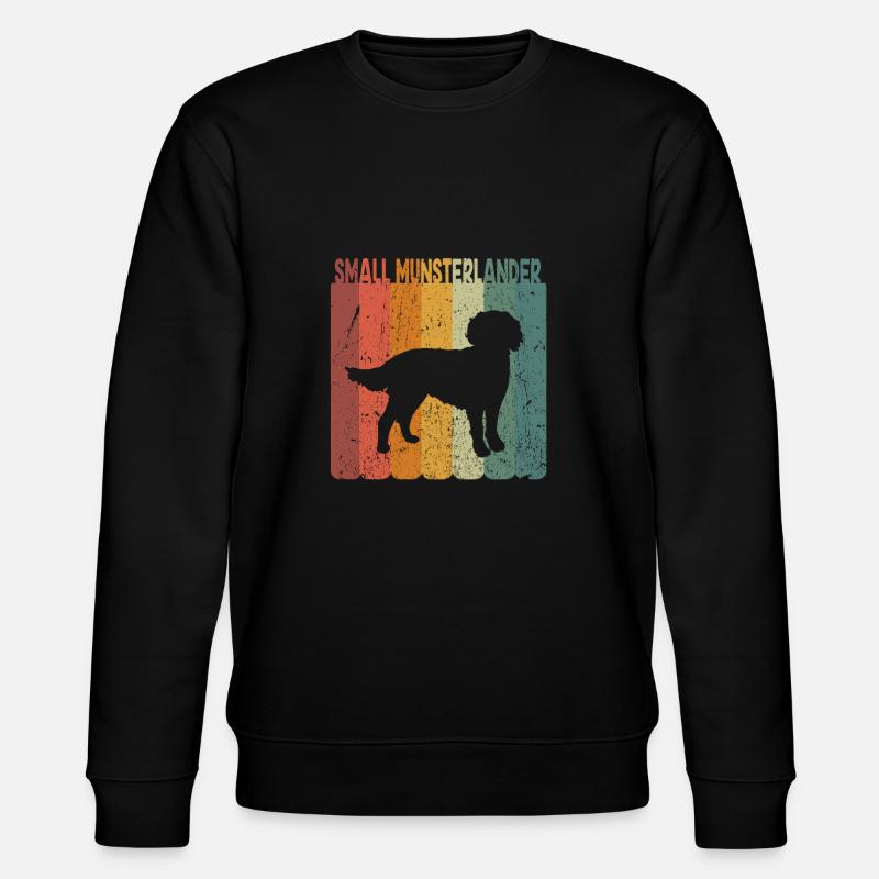 Rétro Petit Münsterländer chien cadeau - Sweat bio CHANGER Stanley/Stella Unisexe - noir