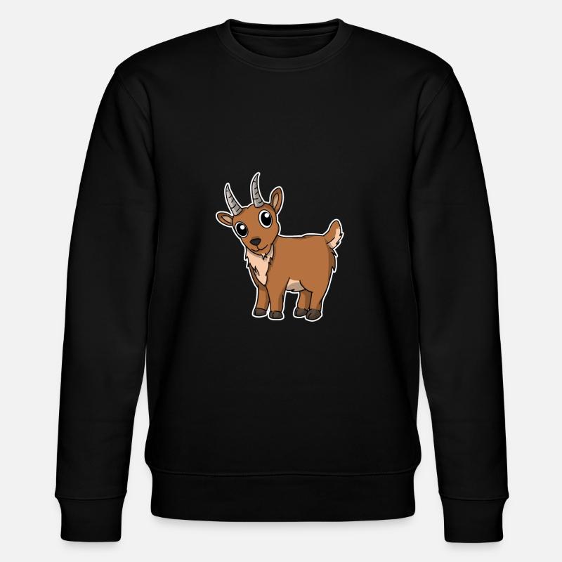 Mignon chèvre agneau cadeau ferme - Sweat bio CHANGER Stanley/Stella Unisexe - noir