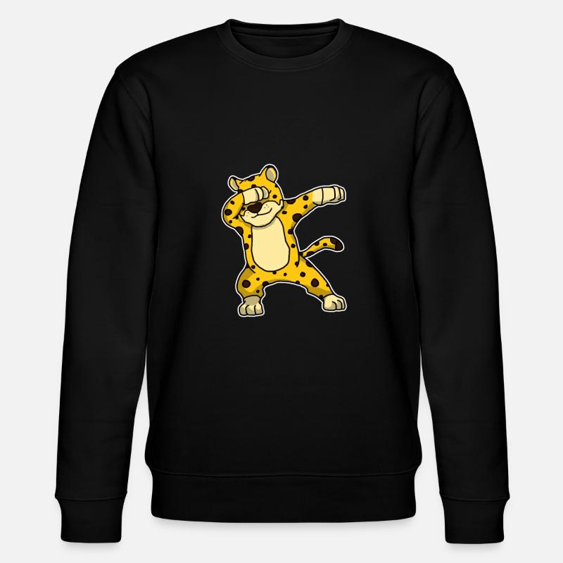 Cadeau de dabbing guépard - Sweat bio CHANGER Stanley/Stella Unisexe - noir
