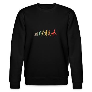 Capoeira Evolution Capoeira combattant cadeau - Sweat bio CHANGER Stanley/Stella Unisexe - noir - Devant - Nik (191cm) & Marisol (170cm)