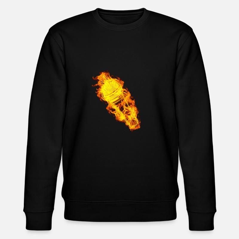 Chanteur de feu micro - Sweat bio CHANGER Stanley/Stella Unisexe - noir
