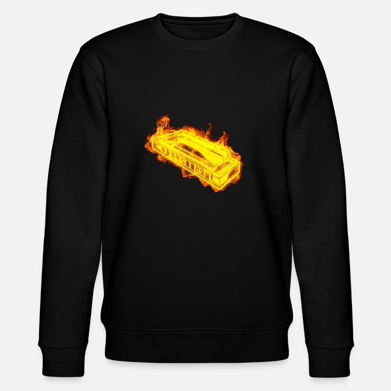 Feu Harmonica - Sweat bio CHANGER Stanley/Stella Unisexe - noir