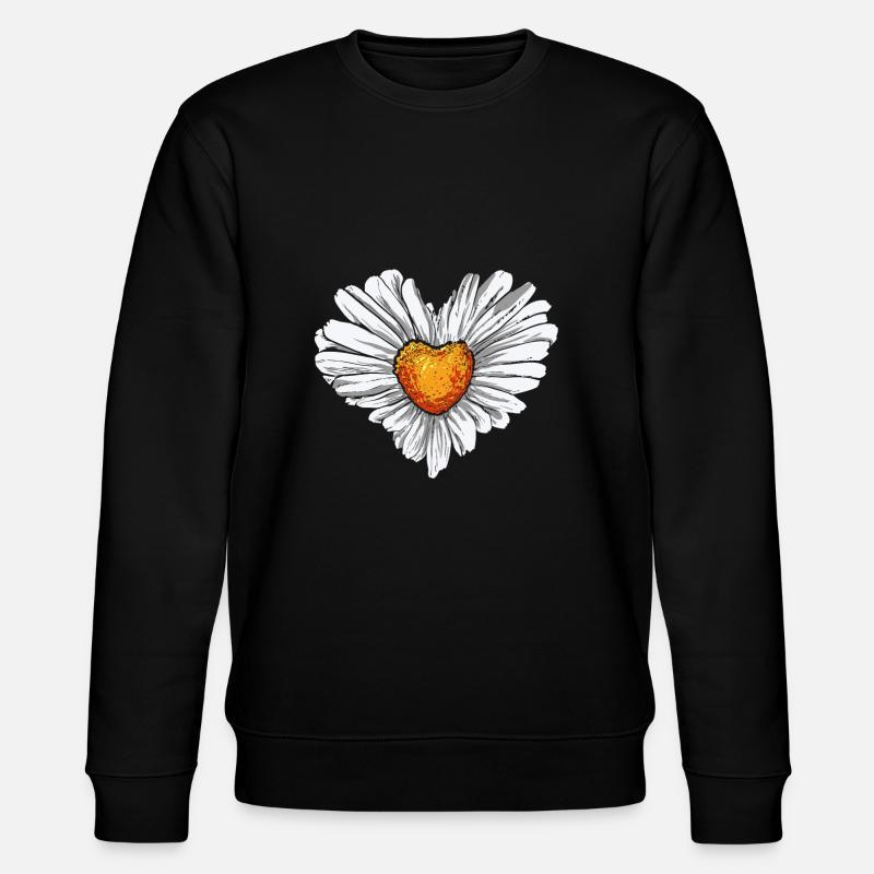 Gänseblümchen Gartenarbeit Gärtner Hobbygärtner - Stanley/Stella Unisex Bio-Sweatshirt CHANGER  - Schwarz