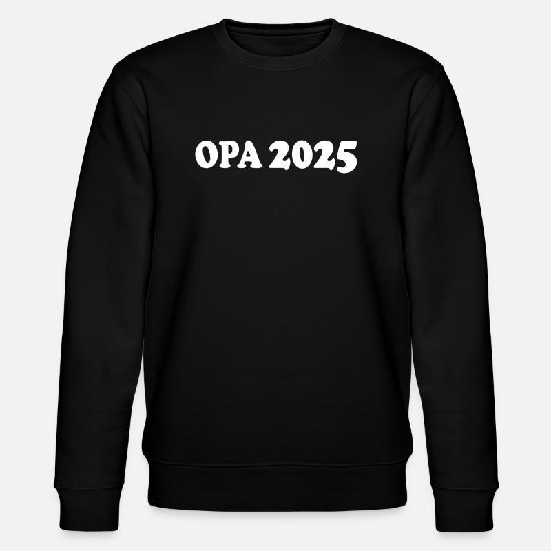 Opa 2025 - Stanley/Stella Unisex Bio-Sweatshirt CHANGER  - Schwarz