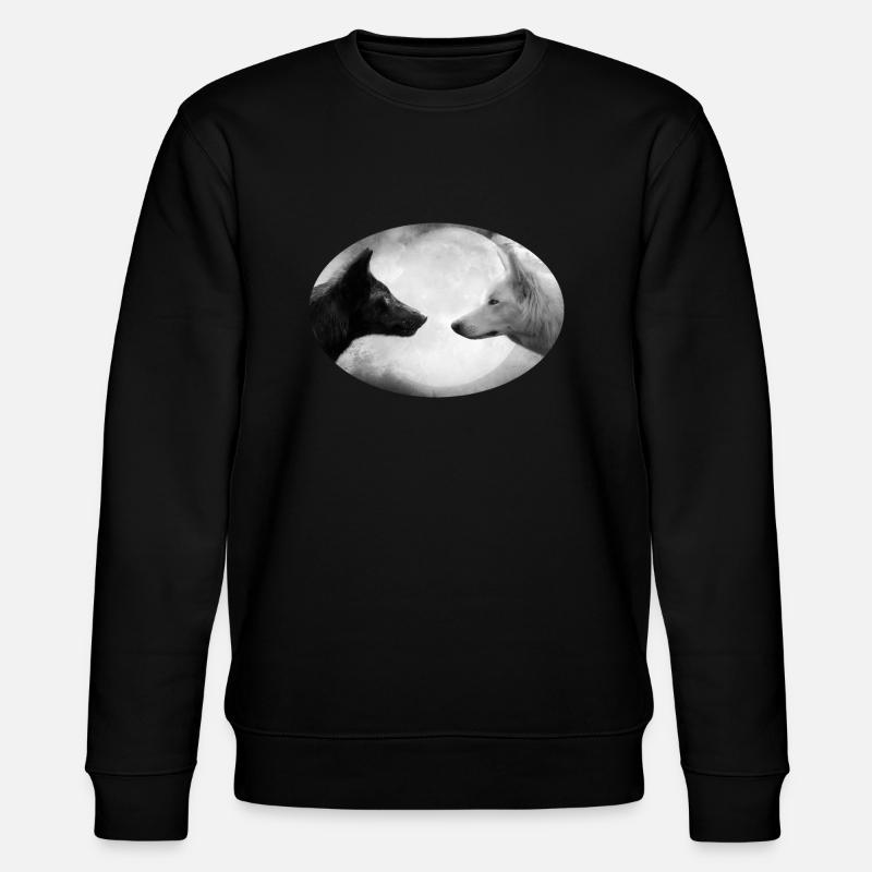 Wolf - Stanley/Stella CHANGER Unisex Organic Sweatshirt - black