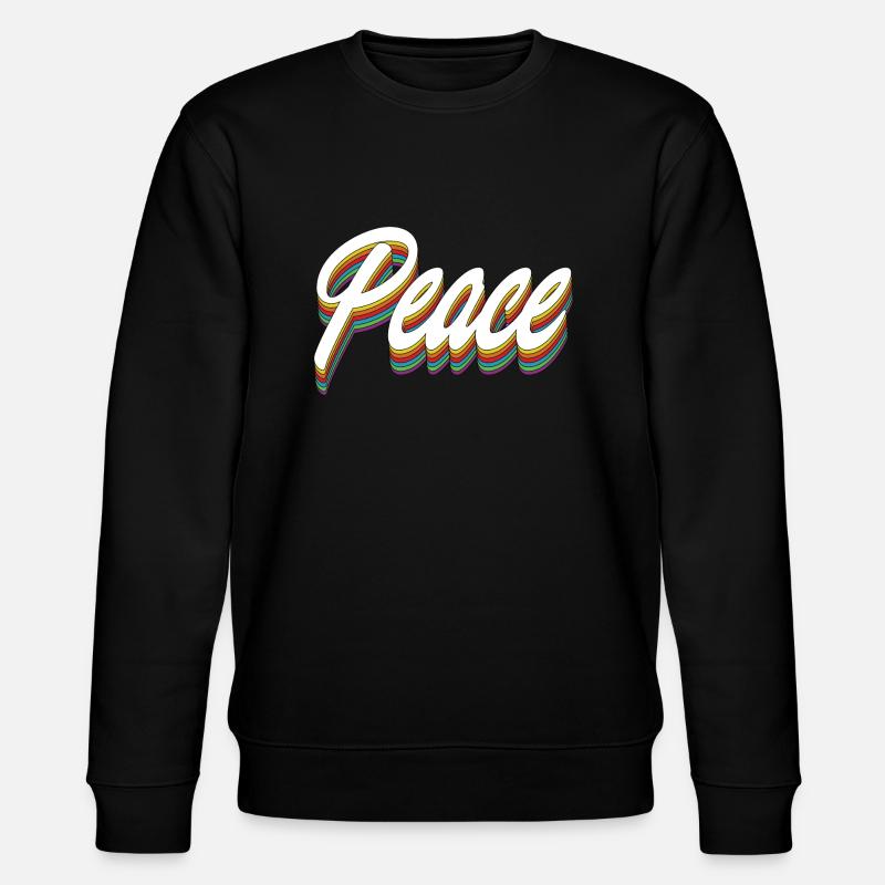 Peace - Stanley/Stella CHANGER Unisex Organic Sweatshirt - black