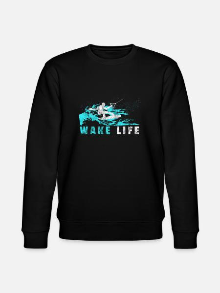 Wakeboarder Geschenk Wakeboard Wasserski - Stanley/Stella Unisex Bio-Sweatshirt CHANGER  - Schwarz