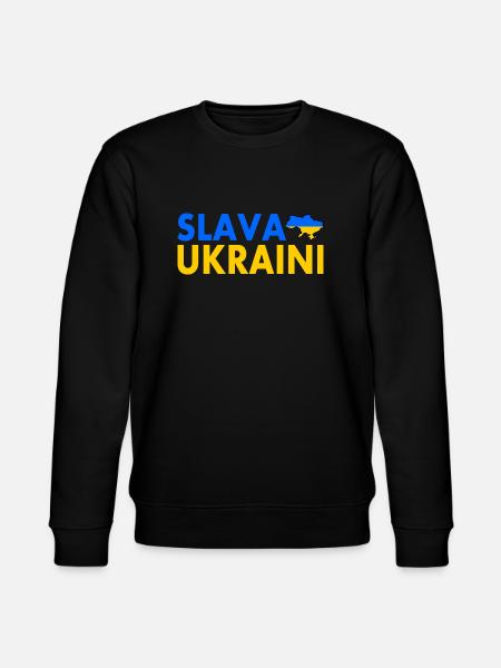 Slava ukraini - Stanley/Stella CHANGER Unisex Organic Sweatshirt - black