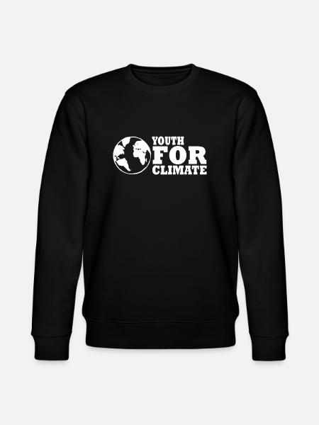 Youth for climate - Stanley/Stella CHANGER Unisex Organic Sweatshirt - black