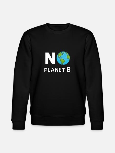 No planet B - Kein Planet B - Stanley/Stella Unisex Bio-Sweatshirt CHANGER  - Schwarz