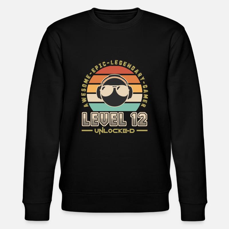 Level 12 - Sweat bio CHANGER Stanley/Stella Unisexe - noir