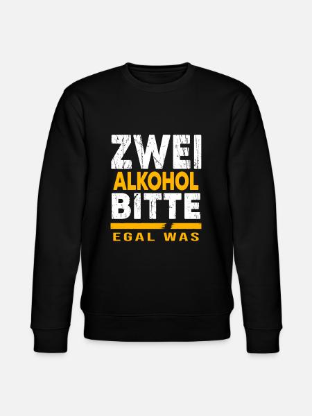Bier Biergarten Trinkspruch Bierbauch - Stanley/Stella Unisex Bio-Sweatshirt CHANGER  - Schwarz