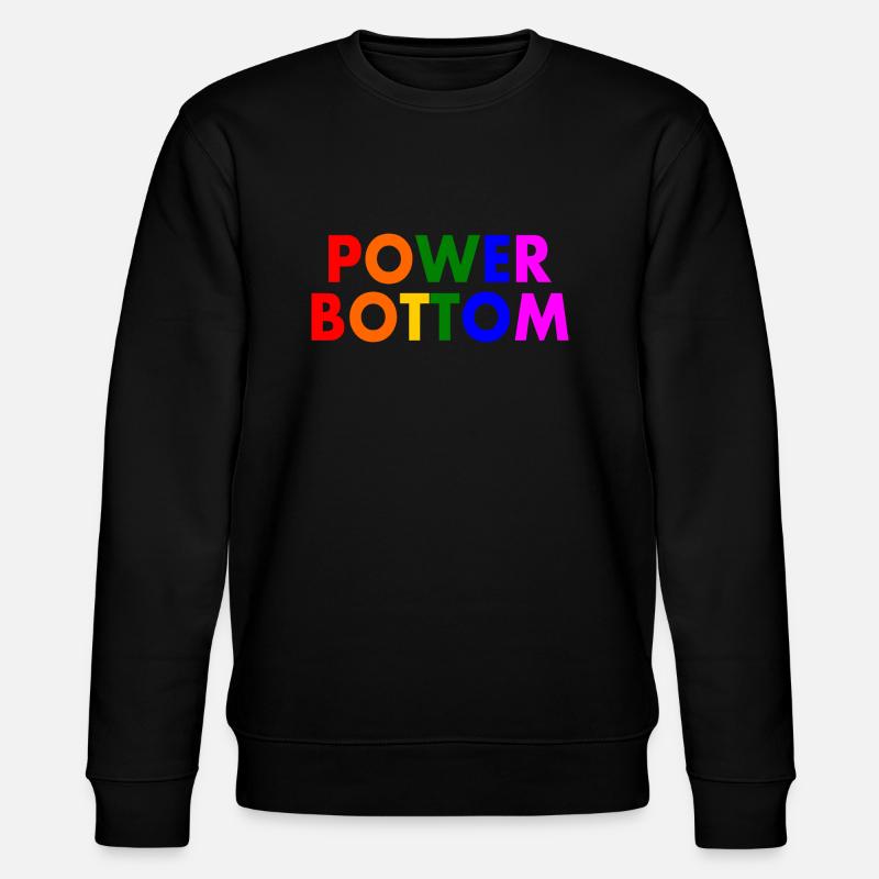 Power bottom - Stanley/Stella Unisex Bio-Sweatshirt CHANGER  - Schwarz