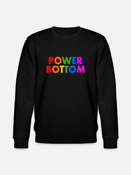 Power bottom - Stanley/Stella Unisex Bio-Sweatshirt CHANGER  - Schwarz