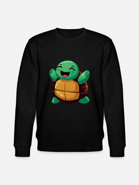Turtle Reptile Terrarium - Stanley/Stella CHANGER Unisex Organic Sweatshirt - black